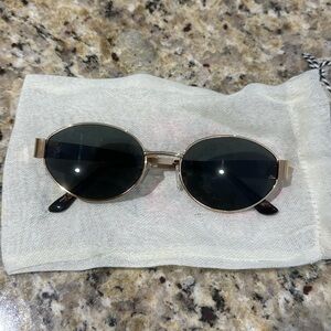 Gold Free People Sunglasses